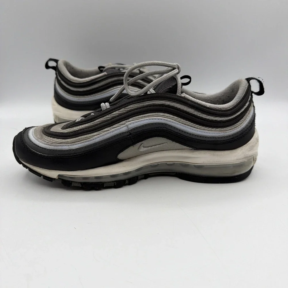 Nike Air Max 97 Shoes Youth Size 7Y Black Gray GS